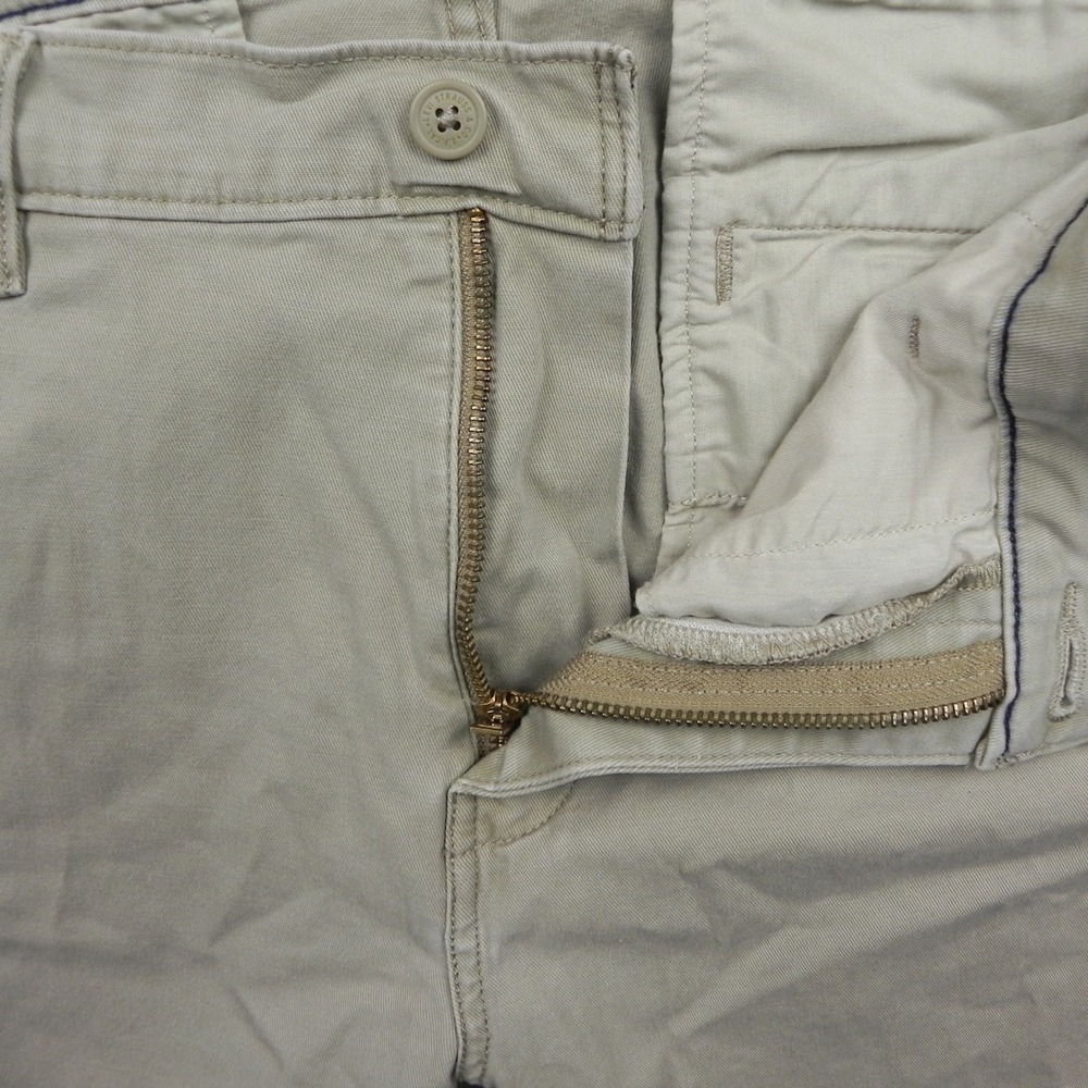 Levis XX Chino Standard Taper Pants Mens 33x27 Tan Khaki Stretch Cotton Twill - Picture 3 of 12